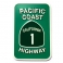 Magnet "Pacific Coast Highway" vert