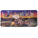 Magnet Las Vegas "Casinos" rectangulaire métallisé