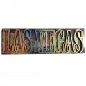 Magnet Las Vegas "Casinos" en bois et en relief