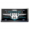 Magnet Route 66 "Plaque Immatriculation" Chicago To L.A