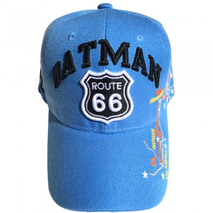 Casquette Route 66 "Oatman Map" Bleu ciel