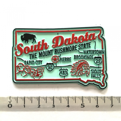 Magnet USA "Dakota du Sud" PREMIUM Magnet USA "Dakota du Sud" PREMIUM