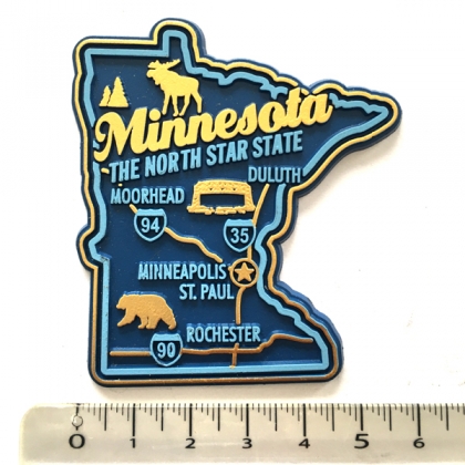 Magnet USA "Minnesota" PREMIUM Magnet USA "Minnesota" PREMIUM