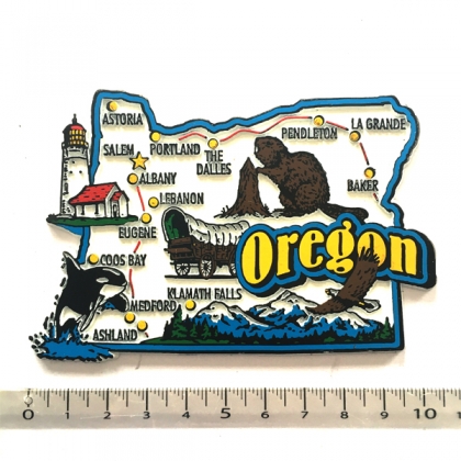 Magnet USA "Oregon" JUMBO! Magnet USA "Oregon" JUMBO!