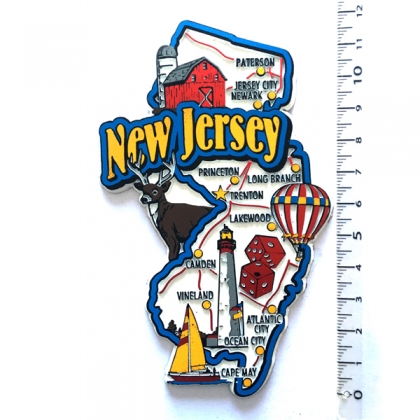 Magnet USA "New Jersey" JUMBO! Magnet USA "New Jersey" JUMBO!