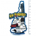 Magnet USA "New Hampshire" JUMBO!