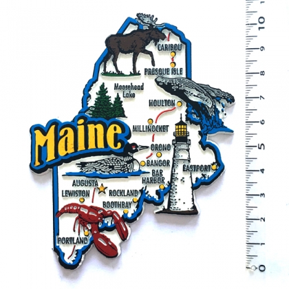 Magnet USA "Maine" JUMBO!