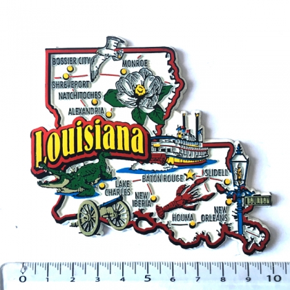 Magnet USA "Louisiane" JUMBO! Magnet USA "Louisiane" JUMBO!