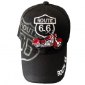 Casquette Route 66 "Harley Davidson 4" noire