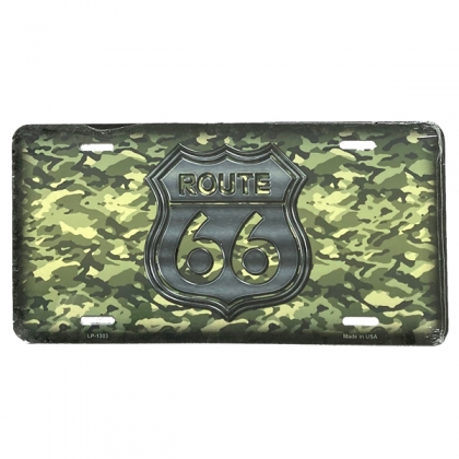 Plaque Métallique Route 66 "R66 logo" Army Plaque Métallique Route 66 "R66 logo" Army