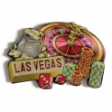 Magnet Las Vegas "Roulette" métallisé