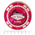 Magnet Las Vegas "High Roller $5000" en bois verni et en relief
