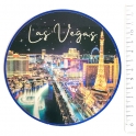 Magnet Las Vegas "Disk Strip" métallisé