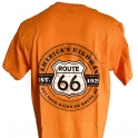 T-Shirt Route 66 "America's Highway" orange