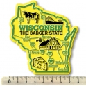 Magnet USA "Wisconsin" GIANT
