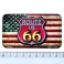 Magnet Route 66 Aluminium "USA Flag Néon"
