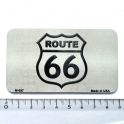 Magnet Route 66 Aluminium "White Leather"