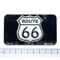 Magnet Route 66 Aluminium "Black Logo"