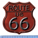 Magnet Route 66 Aluminium GIANT "Red Leather"
