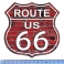 Magnet Route 66 Aluminium GIANT "Red Wall"