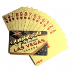 Jeu de Cartes de Luxe "Welcome to Fabulous Las Vegas" or et noir