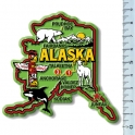 Magnet USA "Alaska" GREEN