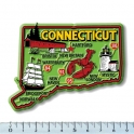Magnet USA "Connecticut" GREEN