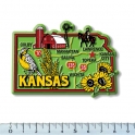 Magnet USA "Kansas" GREEN