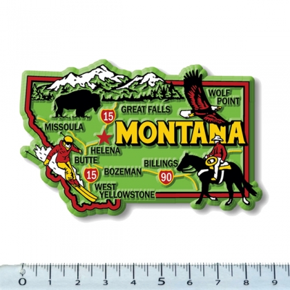 Magnet USA "Montana" GREEN Magnet USA "Montana" GREEN