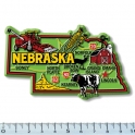 Magnet USA "Nebraska" GREEN