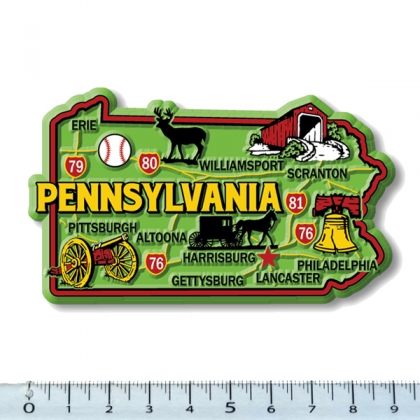 Magnet USA "Pennsylvanie" GREEN Magnet USA "Pennsylvanie" GREEN