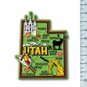 Magnet USA "Utah" GREEN