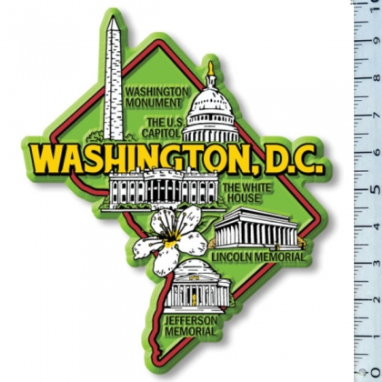 Magnet USA "Washington D.C" GREEN Magnet USA "Washington D.C" GREEN