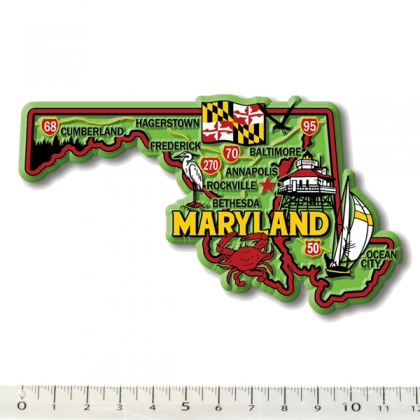 Magnet USA "Maryland" GREEN Magnet USA "Maryland" GREEN