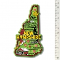 Magnet USA "New Hampshire" GREEN