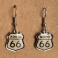 Boucle d'oreille "Route 66"