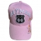 Casquette Route 66 "Oatman Map" rose