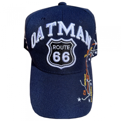 Casquette Route 66 "Oatman Map" Bleu nuit