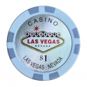 Jeton de casino Las Vegas $1 gris