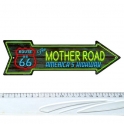 Magnet Route 66 Aluminium "Mother Road Néon" Arrow