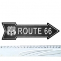 Magnet Route 66 Aluminium "Black Metal" Arrow
