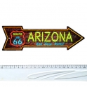 Magnet Route 66 Aluminium "Arizona Néon" Arrow