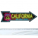 Magnet Route 66 Aluminium "Californie Néon" Arrow