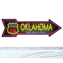 Magnet Route 66 Aluminium "Oklahoma Néon" Arrow