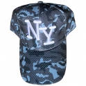 Casquette New York "Camouflage" bleu gris