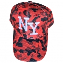 Casquette New York "Camouflage" rouge