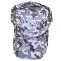 Casquette New York "Camouflage" gris clair