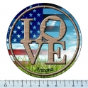 Magnet Arizona Aluminium "Love"