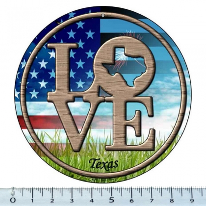Magnet Texas Aluminium "Love" Magnet Texas Aluminium "Love"