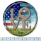 Magnet Texas Aluminium "Love"